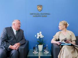 Predsednica Državnega zbora mag. Urška Klakočar Zupančič je sprejela namestnika Varuha človekovih pravic Republike Slovenije Ivana Šeliha