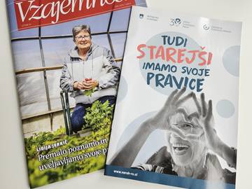 Revija Vzajemnost in brošura o pravicah starejših