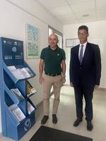 Varuh človekovih pravic Peter Svetina v družbi župana Šmarjeških toplic