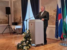 Namestnik Šelih med nagovorom ob otvoritvi novih prostorov v SVZ Htastovec