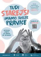 Plakat o pravicah starejših cel