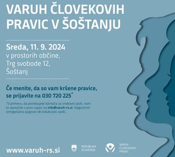 Plakat o poslovanju varuha v Šoštanju